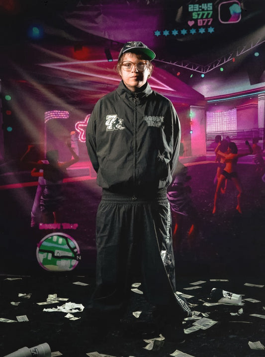Trap Nylon Player Pants