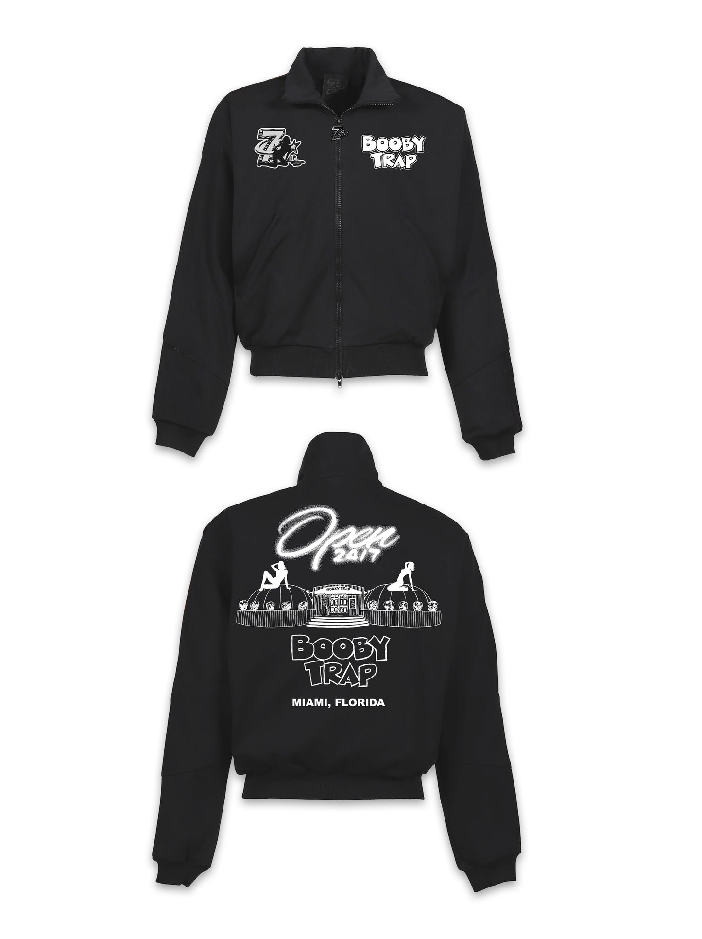 Trap Nylon Player Zip Up