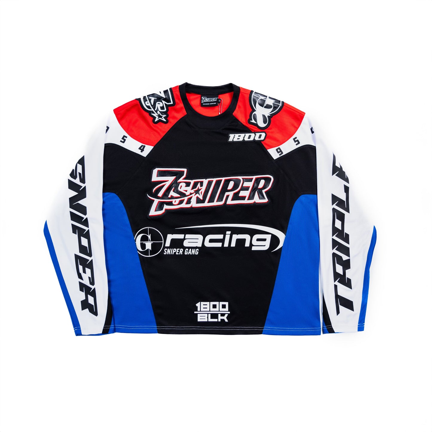 1800 Racing Jersey (Blue/Red)