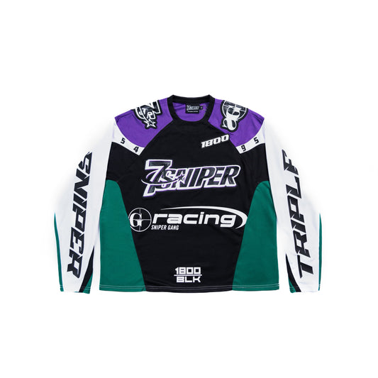 1800 Racing Jersey (Green/Purple)