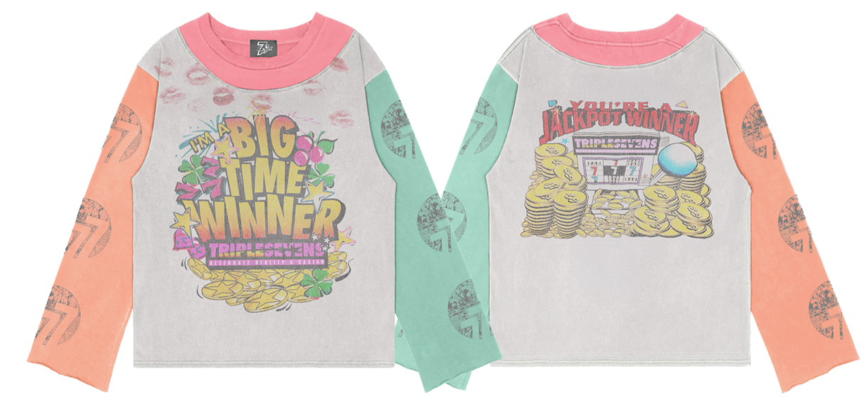 Lucky Kiss Tee White