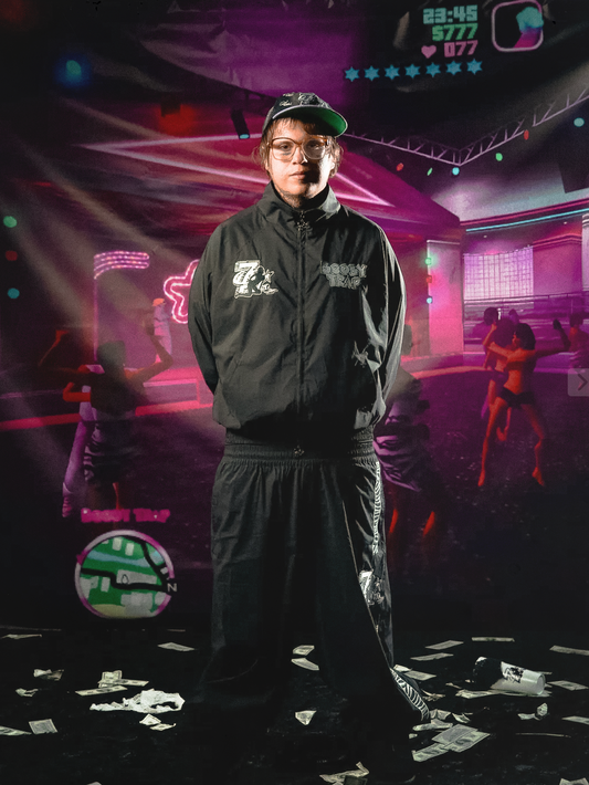 Trap Nylon Player Zip Up