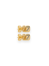 7 Dice Earring Gold Set